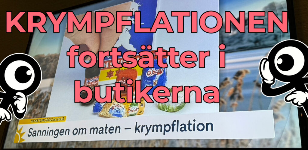 Krympflationen fortsätter i butikerna - Matpriskollen