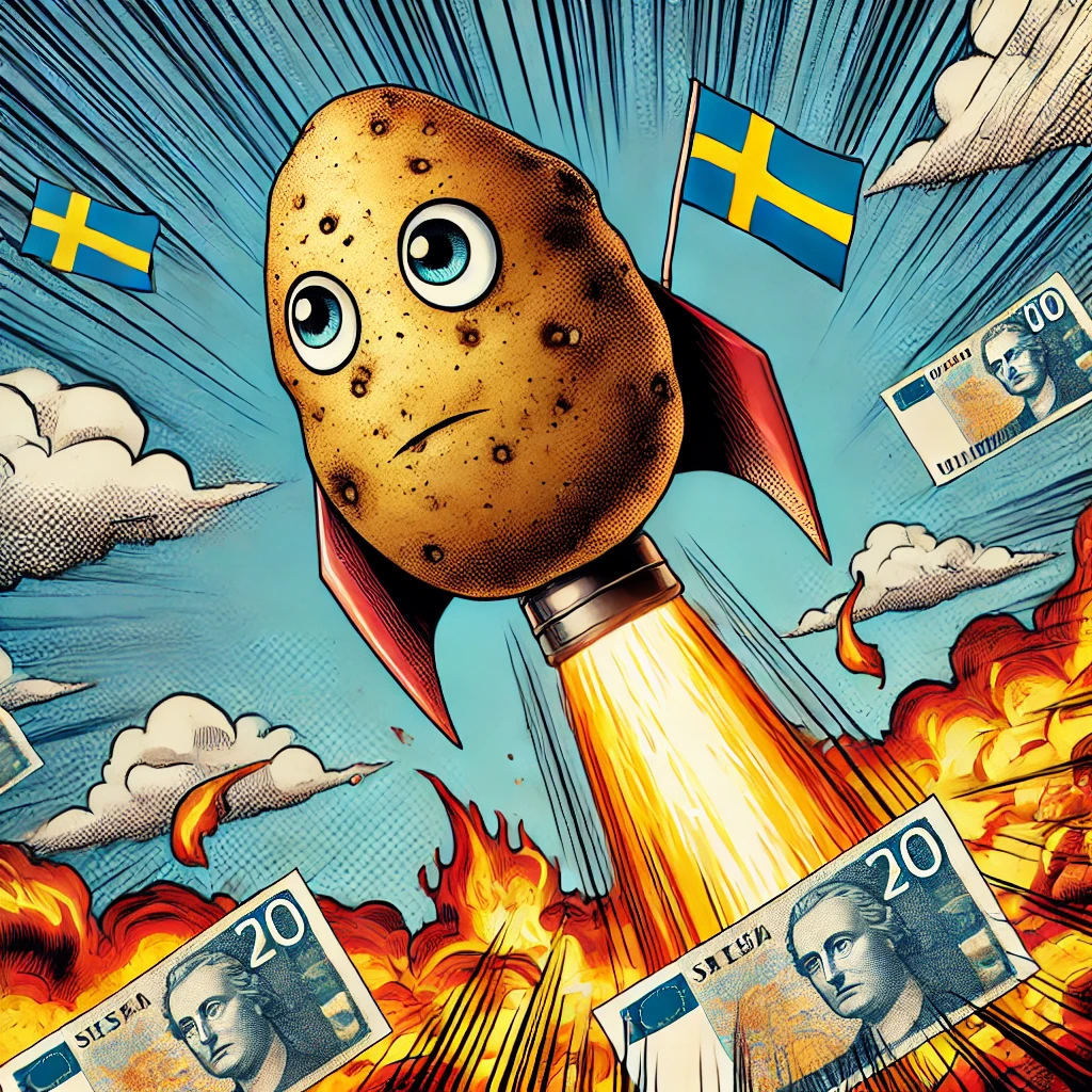 Matpriserna ökade med runt en halv miljard kronor i juli. Potatis är ett av de livsmedel som sticker ut, vilket kan slå särskilt hårt mot hushållen. ”Potatis är en svensk basvara som gör att måltiden inte blir för dyr – men nu rusar även den”, säger Ulf Mazur, vd och grundare av Matpriskollen.